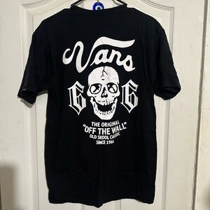 Vans Black Skull Graphic Tee